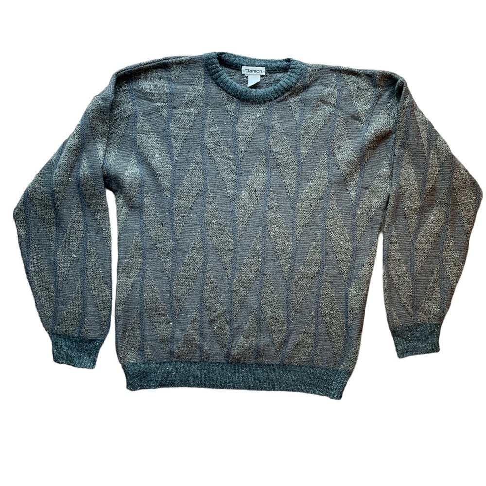 Vintage Damon Grandpa Coogi vibe Sweater